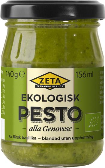 Ekologisk pesto från Zeta
